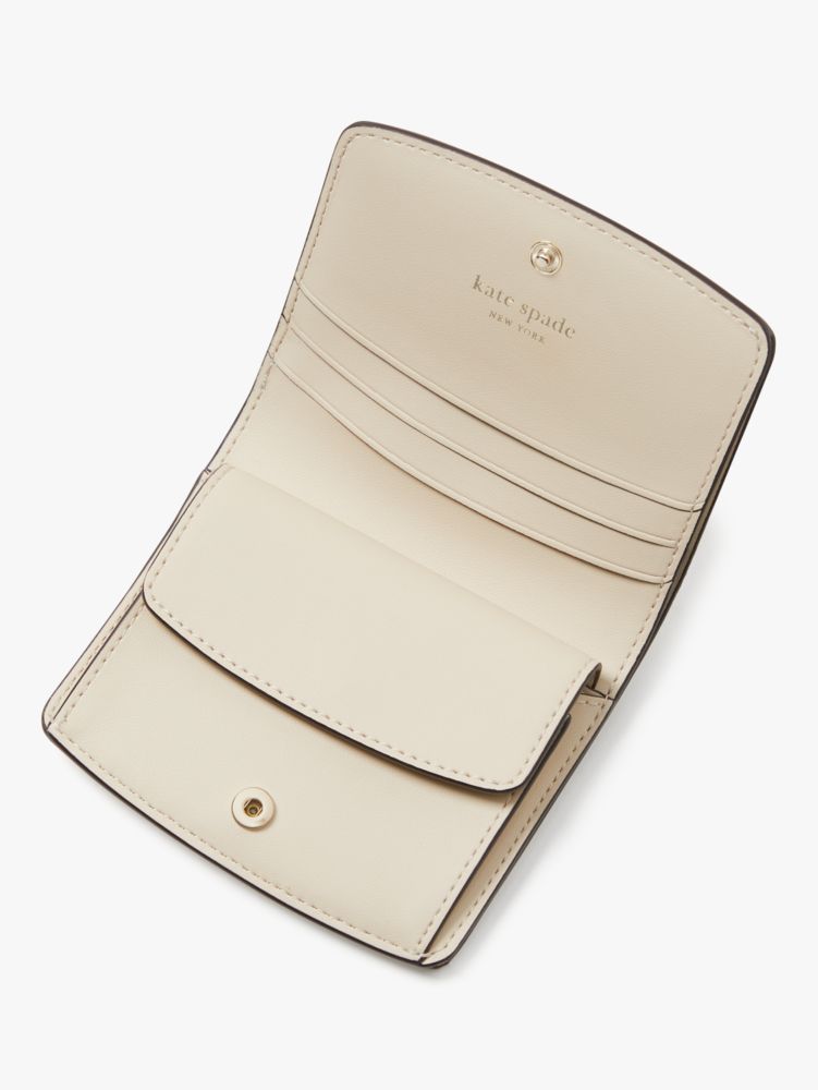 Kate Spade,ノット スモール バイフォールド ウォレット,財布小物,クリーム