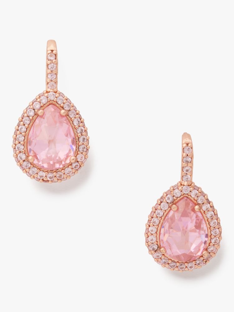 Brilliant Statements Pavé Halo Drop Earrings