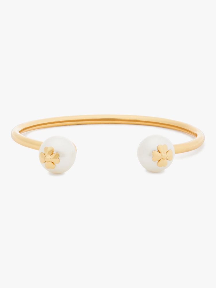 Kate Spade,pearls on pearls flex cuff,