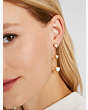 Kate Spade,my love linear heart earrings,