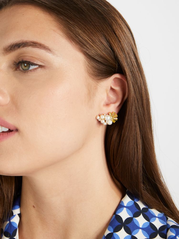 Kate spade cluster crawler on sale earrings