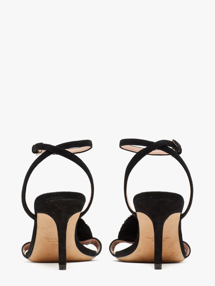 Kate Spade,Amour Pom Sandals,Evening,Black