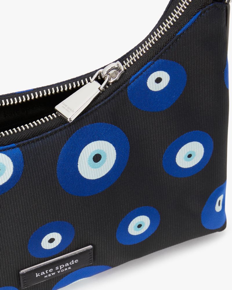 【VIP特価】Kate Spade Evil Eye Canvas East/West ポシェット Lulu Evil Eye Jacquard East West Pochette | Kate Spade New