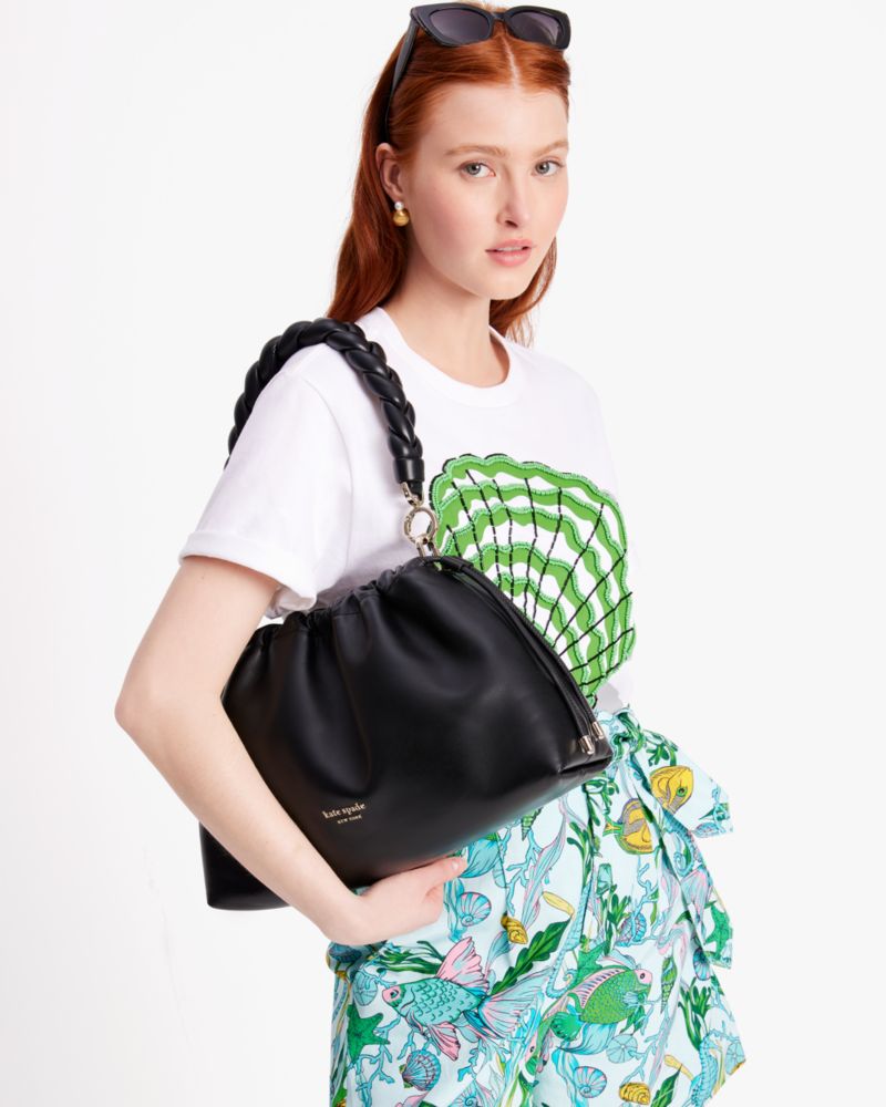 Kate Spade,Meringue Large Shoulder Bag,Large,Evening,Black