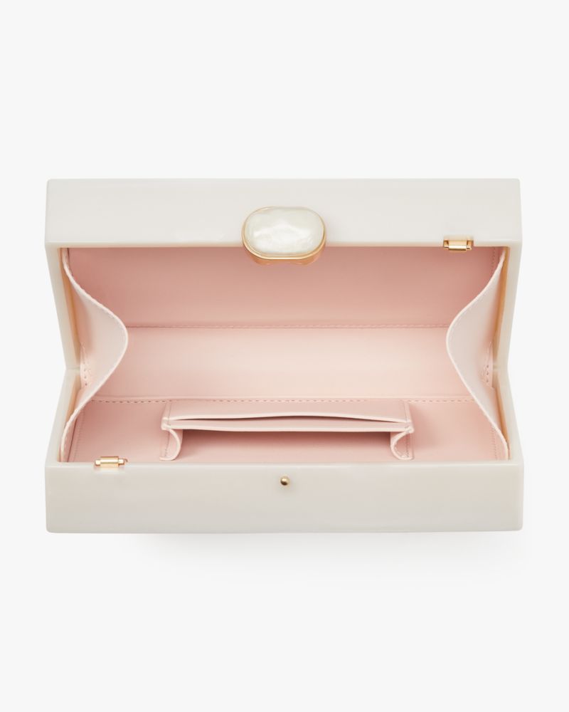 Kate Spade,What The Shell Ocean Scene Resin Frame Clutch,