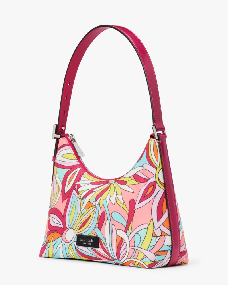 Kate Spade,Sam Icon Anemone Floral Small Shoulder Bag,Multi