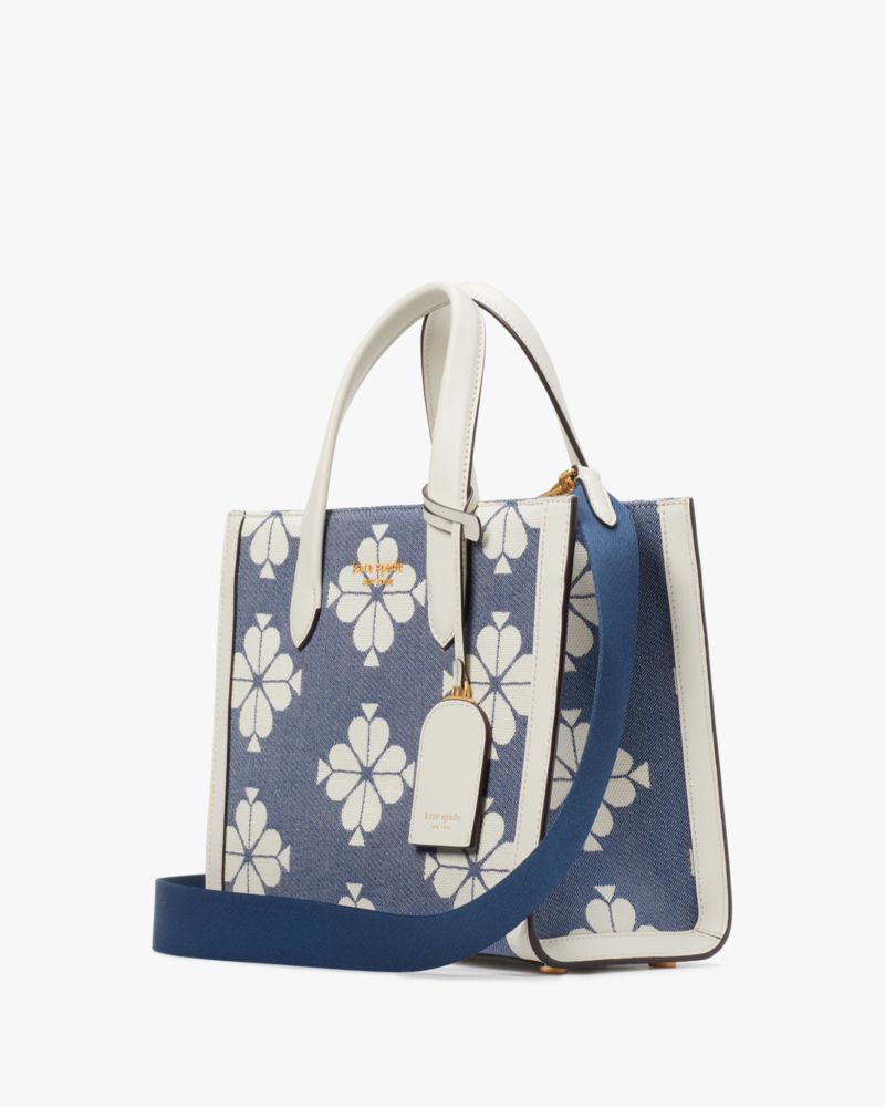 Spade Flower Two Tone Canvas Manhattan Large Tote