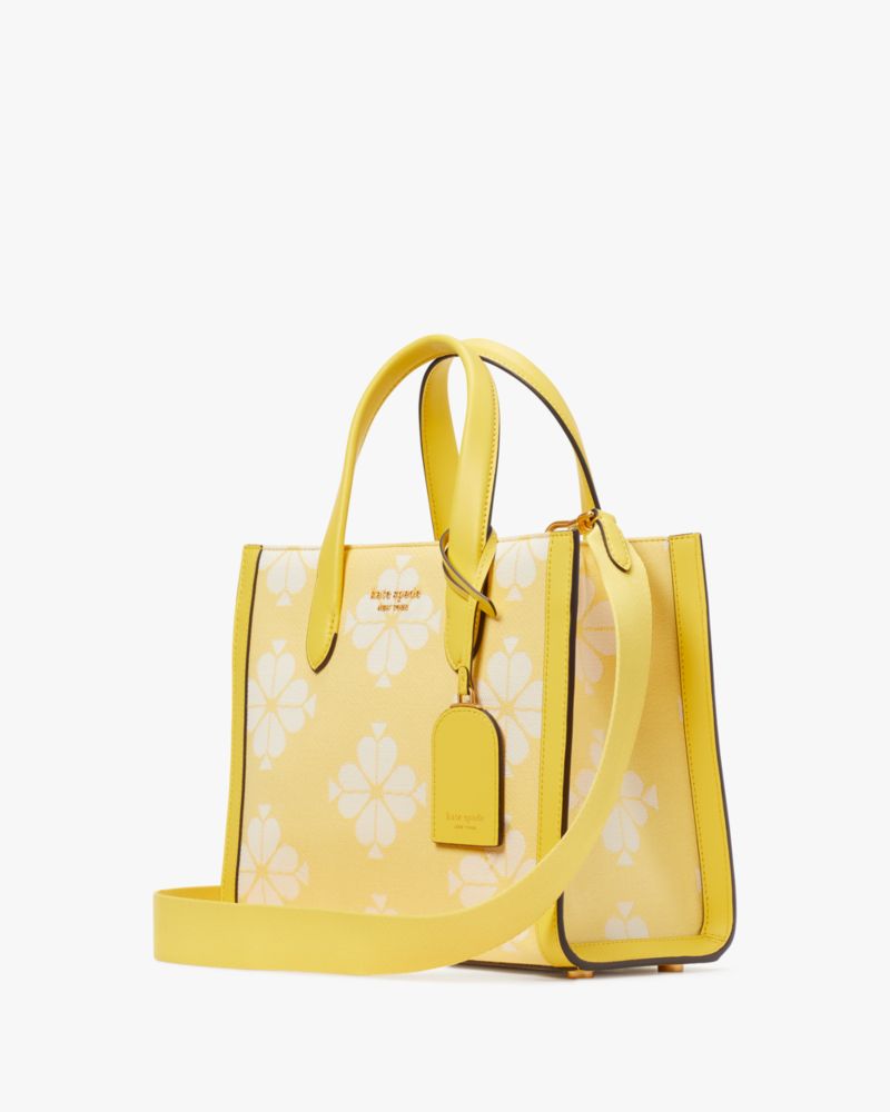 Spade Flower Two-tone Canvas Manhattan Tote