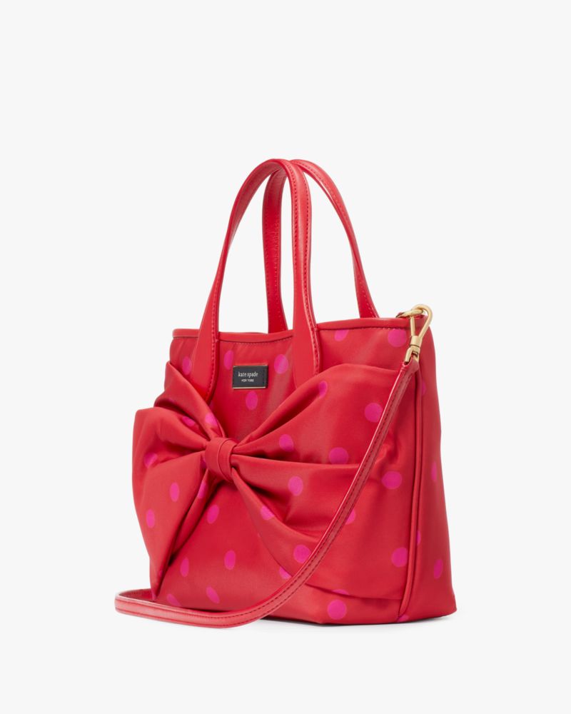 On Purpose Polka Dot Bow Tote