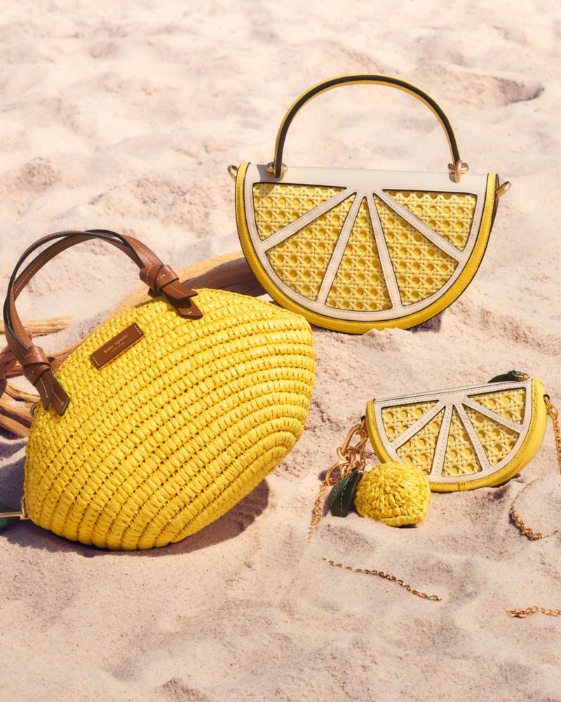 Lemon Drop Wicker 3 D Crossbody Kate Spade New York Kate Spade New York