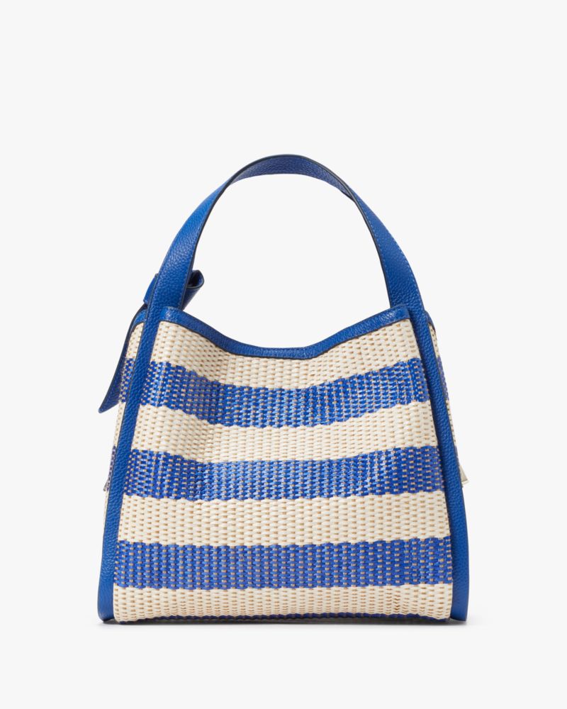 Knott Striped Medium Crossbody Tote