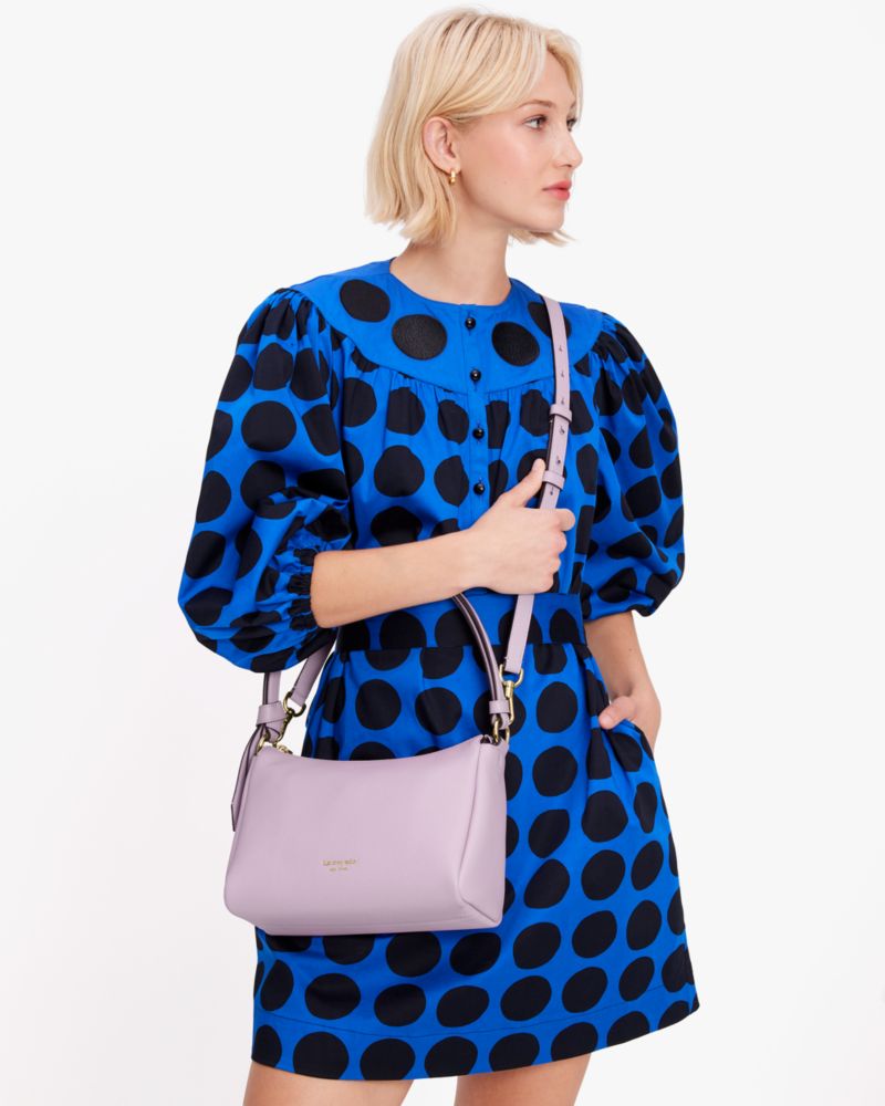 Kate Spade,Knott Medium Shoulder Bag,Violet Mist