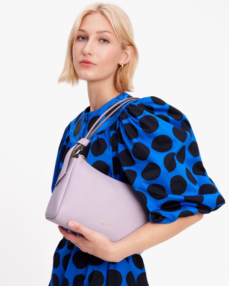 Kate Spade,Knott Medium Shoulder Bag,Violet Mist