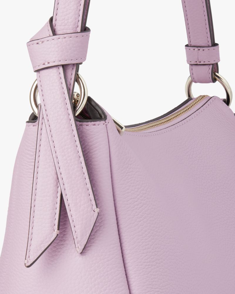 Kate Spade New York Knott Pebbled Leather Small Crossbody Bag - Violet Mist