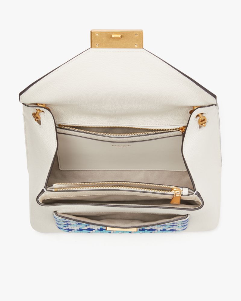 Kate Spade,Gramercy Woven Medium Convertible Shoulder Bag,