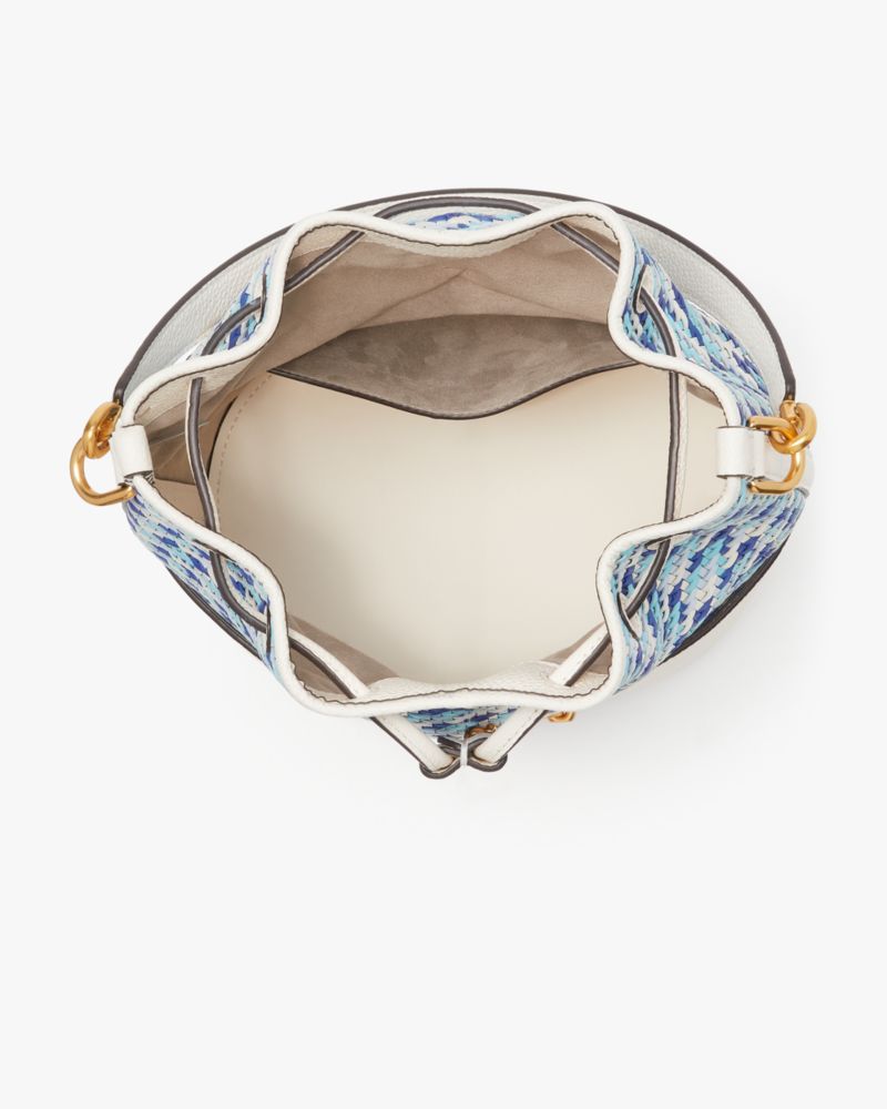 Kate Spade,Gramercy Woven Medium Bucket Bag,