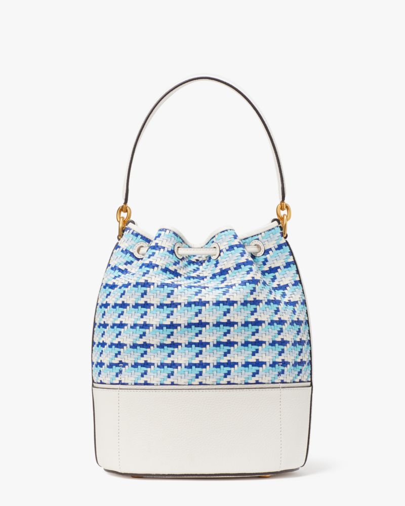 Kate Spade,Gramercy Woven Medium Bucket Bag,