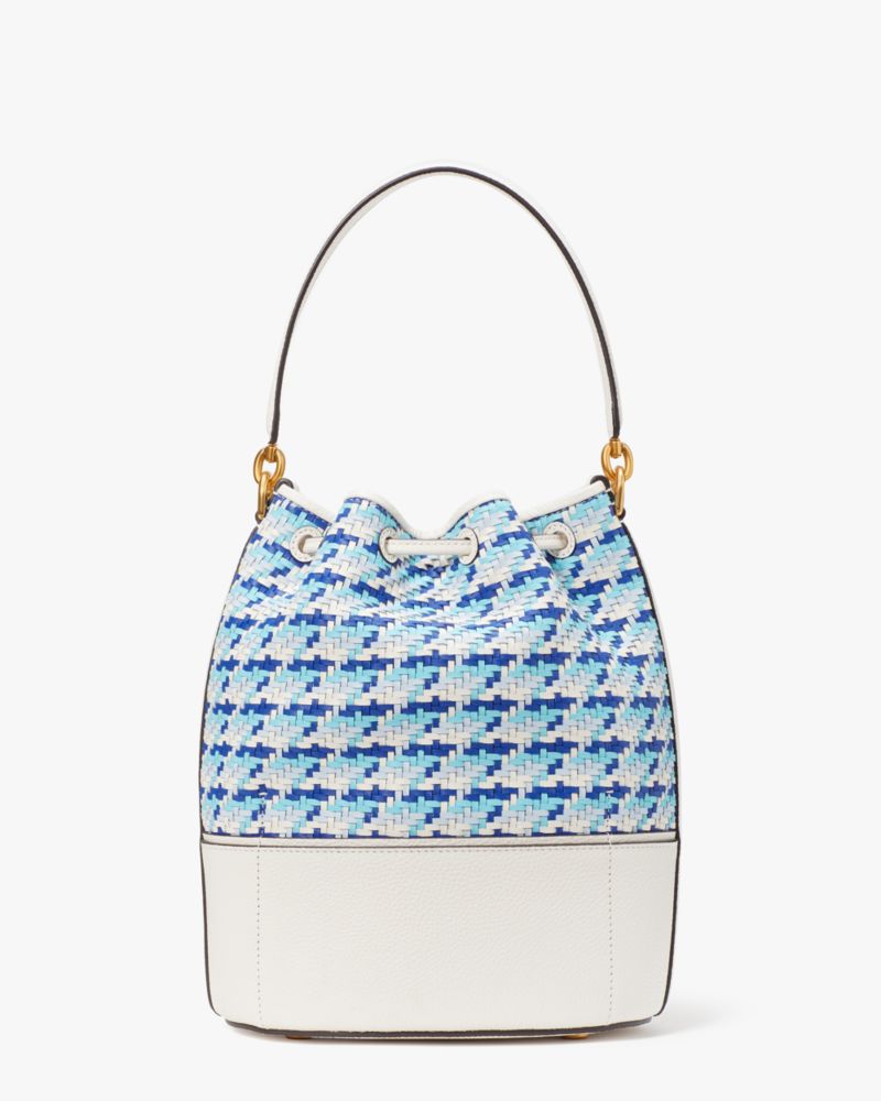 Gramercy Woven Medium Bucket Bag