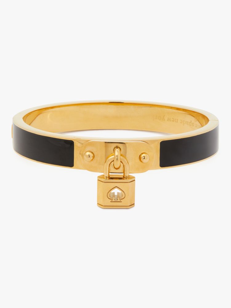 Kate Spade,Lock And Spade Charm Bangle,