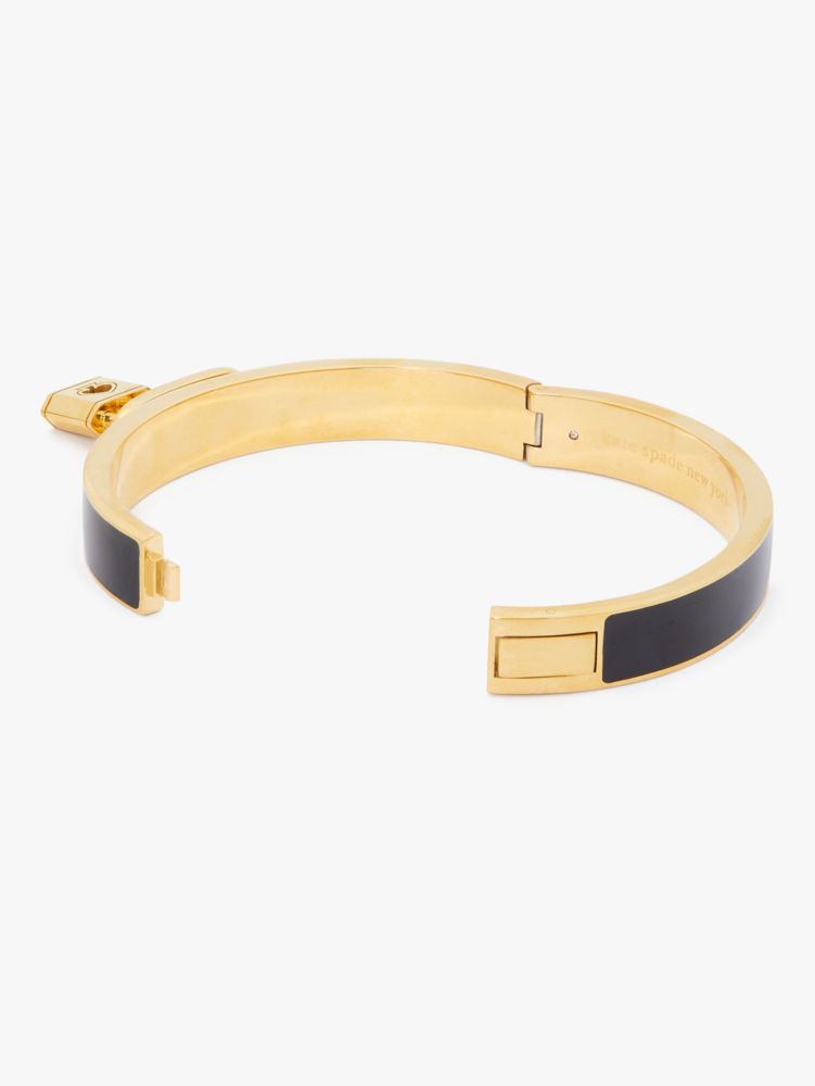 Kate Spade,Lock And Spade Charm Bangle,