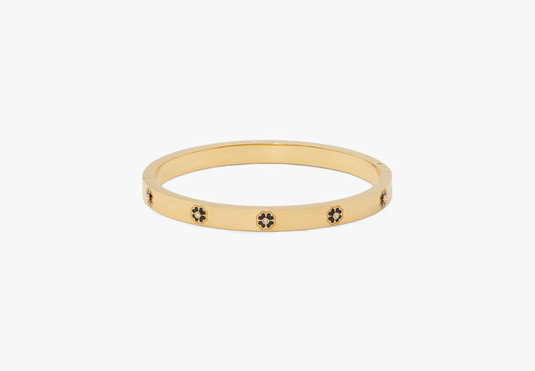 Kate Spade,Final Touches Bangle,Black/Gold image number 0