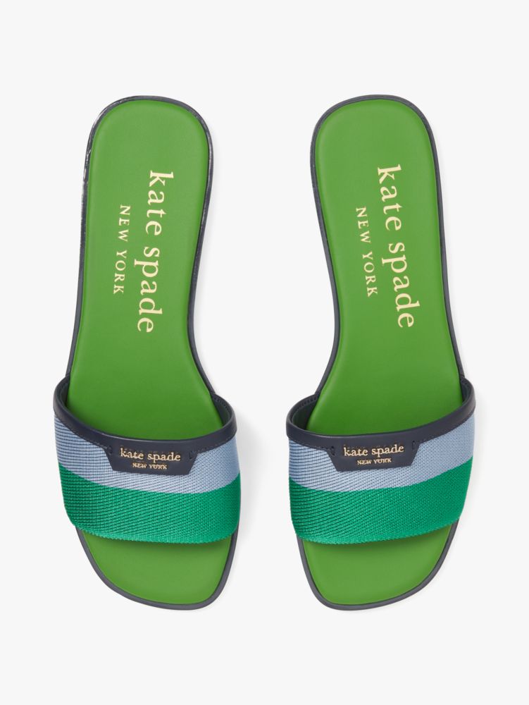 Kate Spade,Flash Slide Sandals,Casual,Green Blue