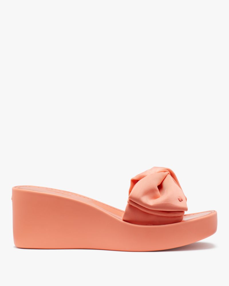 Kate Spade,Bikini Platform Wedges,Casual,Melon Ball