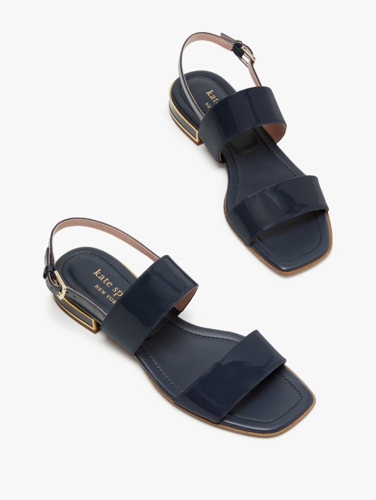 Kate Spade,Merritt Sandals,Rubber,Sandals,Breathable,Day Party,Navy