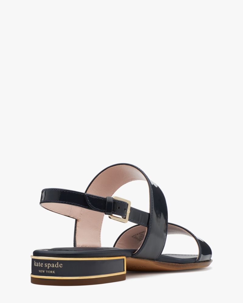 Kate Spade,Merritt Sandals,Rubber,Sandals,Breathable,Day Party,Navy