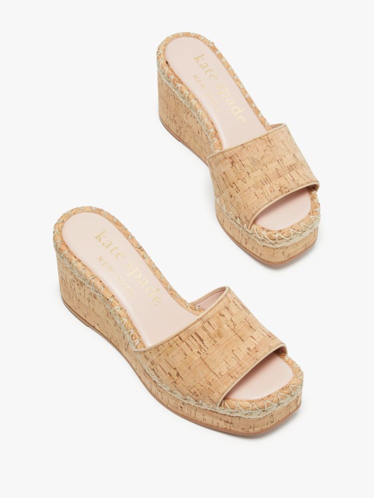 Kate Spade,Cosette Slide Sandals,Casual,Natural