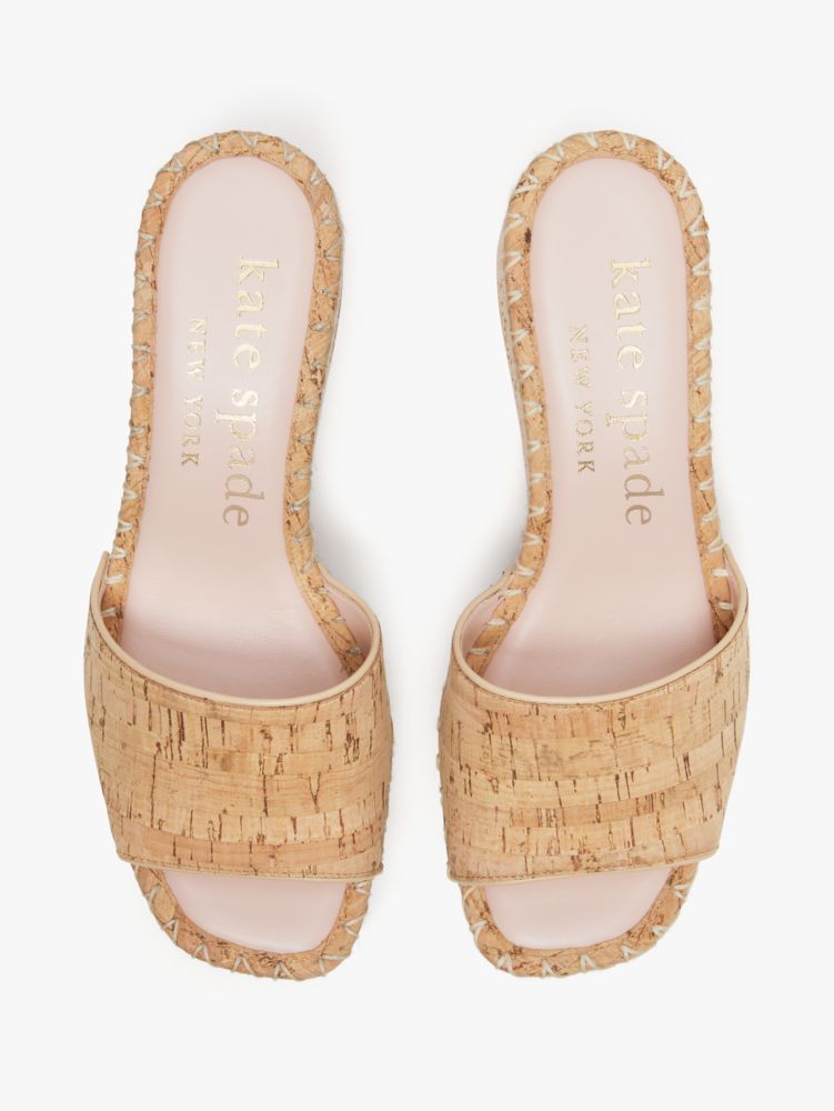 Kate Spade,Cosette Slide Sandals,Casual,Natural