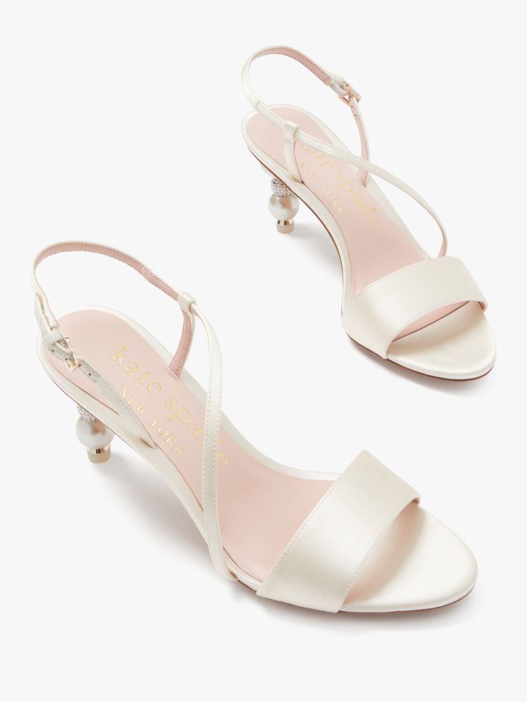 Kate Spade,Sparkle And Shine Sandals,Evening,Ivory