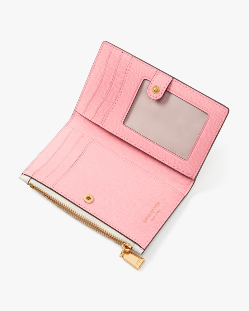 Kate Spade Fruit-print Bifold Wallet in Pink