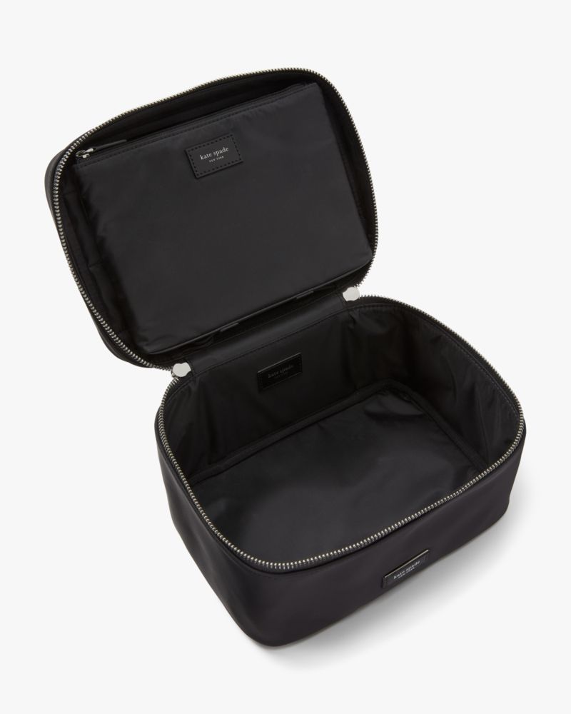 Kate spade black makeup on sale bag