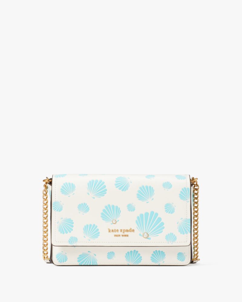 Kate Spade Morgan Saffiano Leather East/West Crossbody (Parchment) Wallet  Handbags - ShopStyle Shoulder Bags