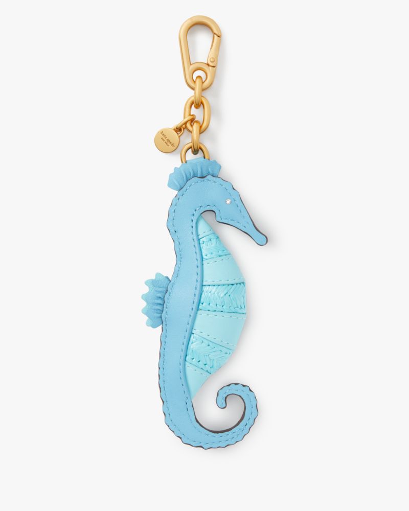 What The Shell Embroidered Seahorse Bag Charm | Kate Spade New York