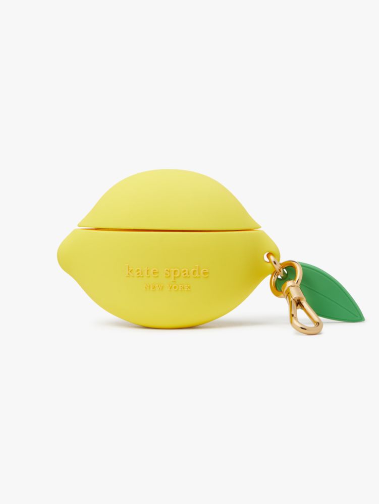 Kate Spade,レモン ドロップ シリコン エアーポッズ ケース,テック,ダンデライオンイエローマルチ