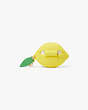 Kate Spade,Lemon Drop Silicone Airpods Case,Dandelion Yellow Multi