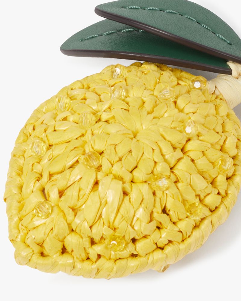 Lemon Drop Beaded Crochet Key Fob | Kate Spade New York