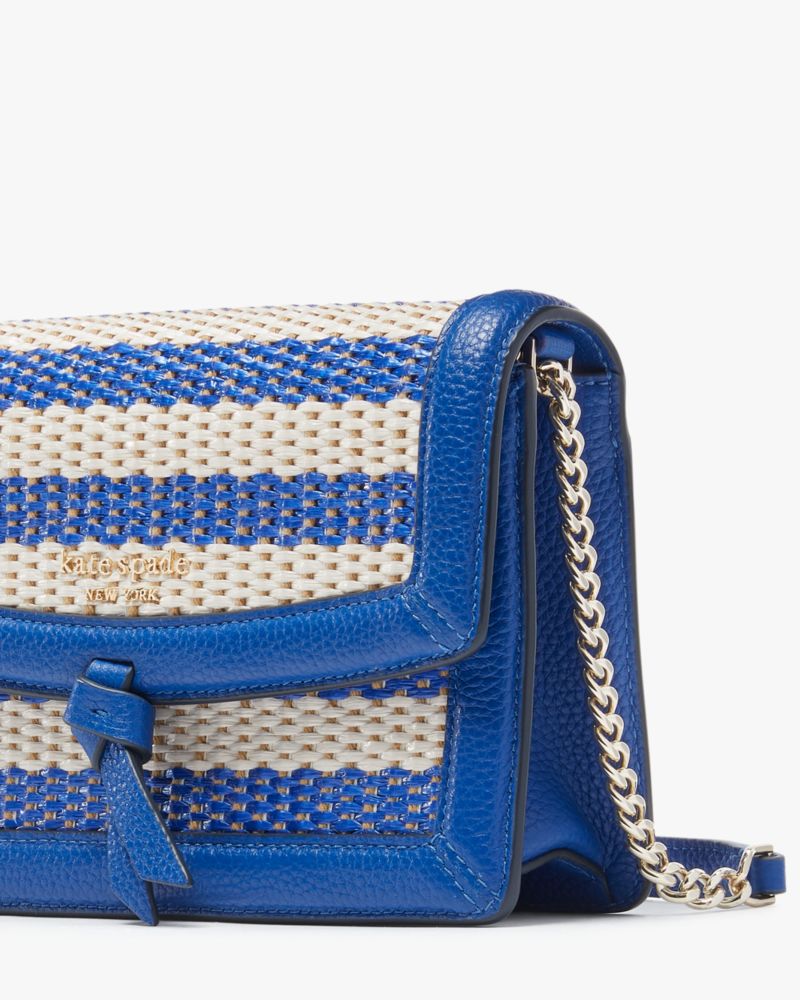 Knott Striped Flap Crossbody