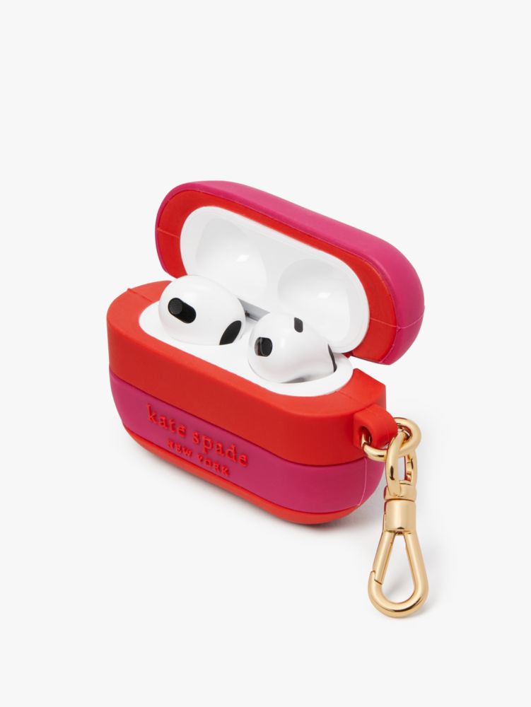 Seaside Striped Silicone Airpods Case