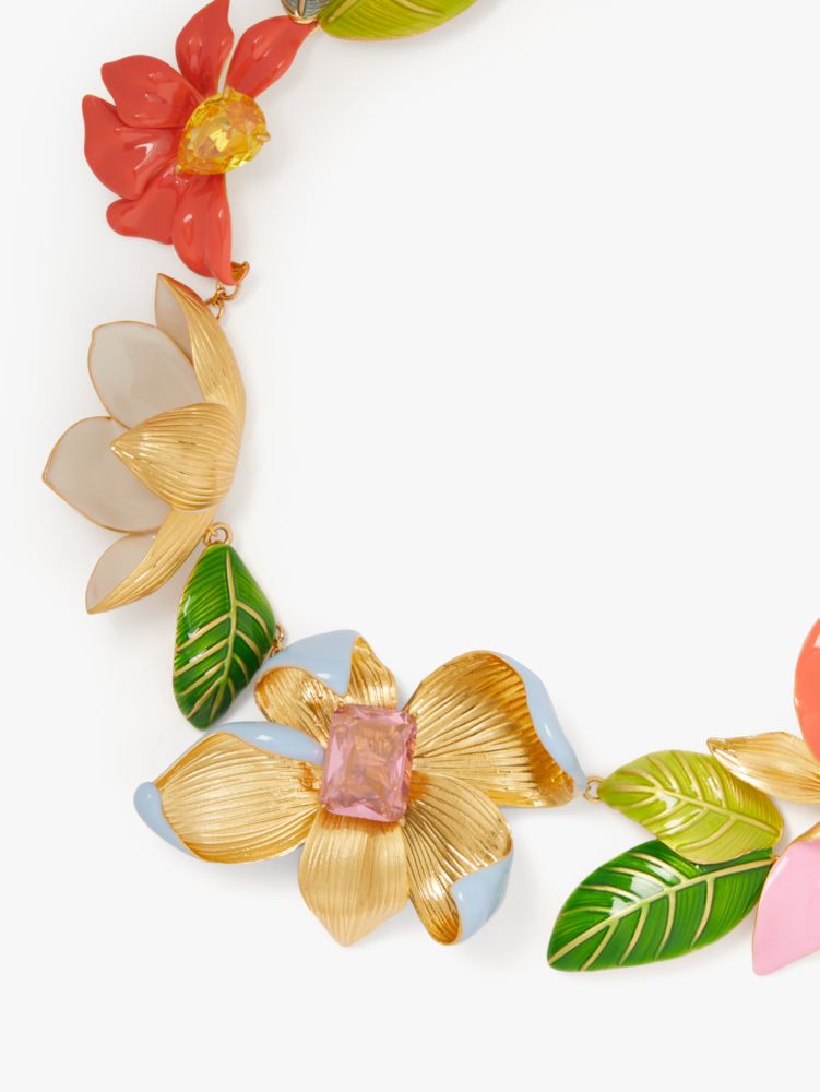 フローラル フレンジー ステートメント ネックレス | 全ての