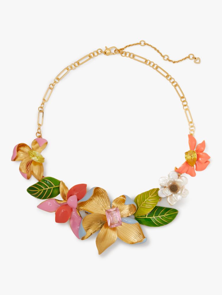 Kate Spade,Floral Frenzy Necklace,