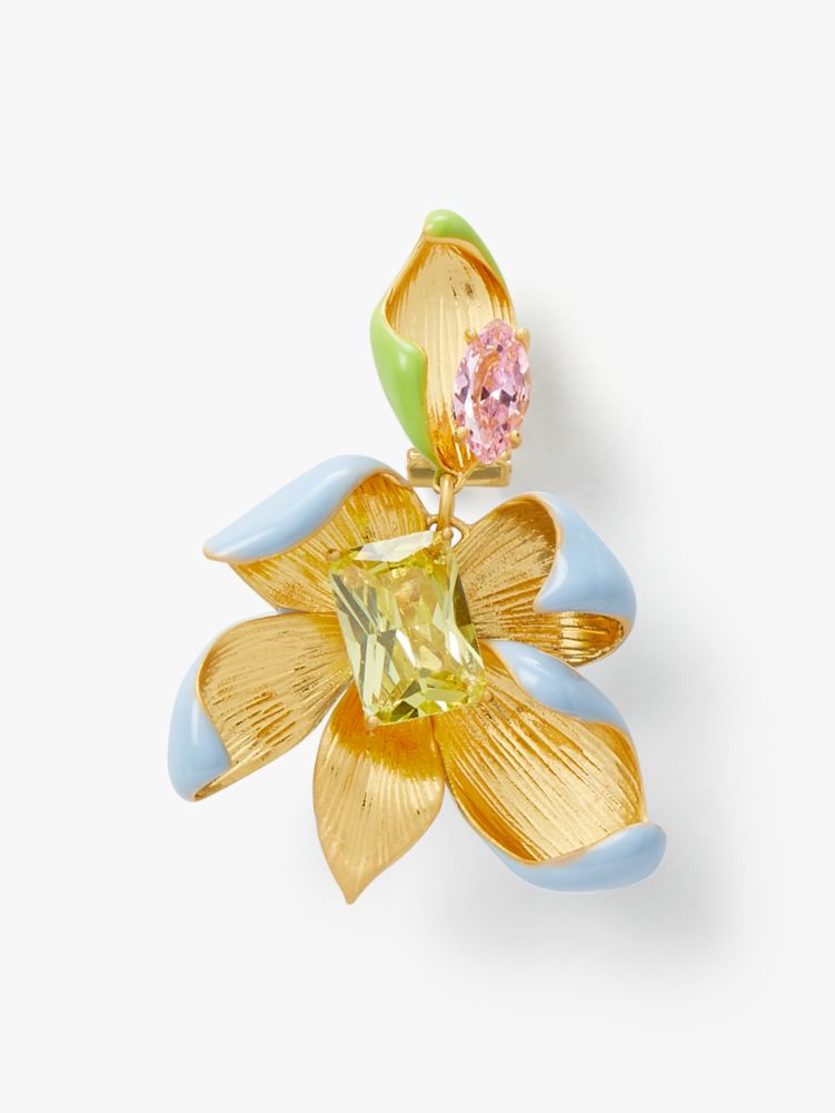 Kate Spade,Floral Frenzy Drop Earrings,