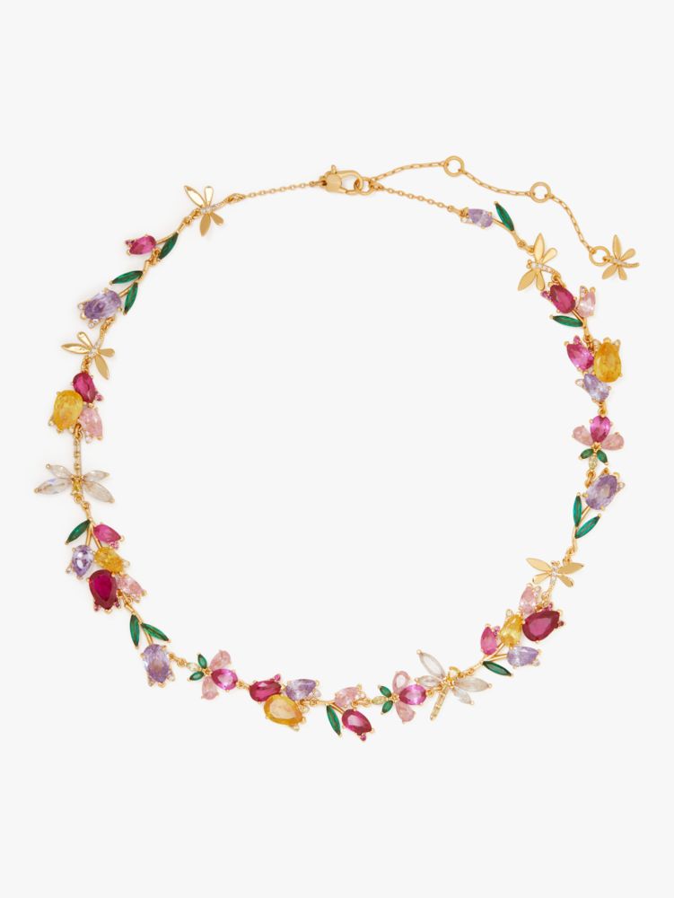 Floral deals statement necklace