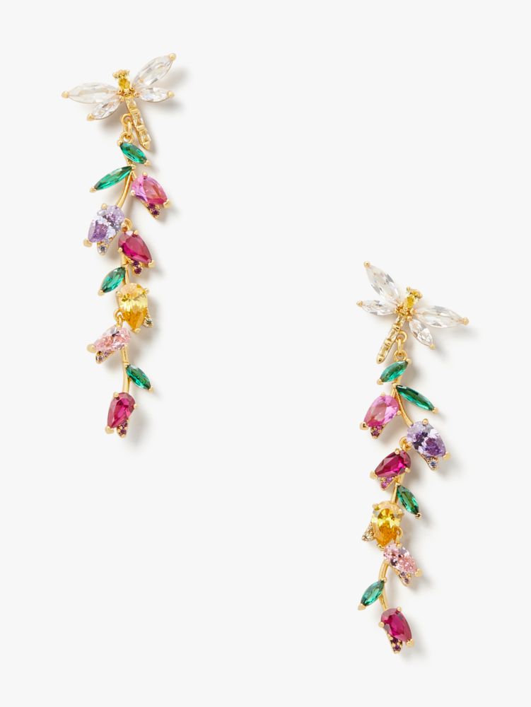 Kate spade discount floral earrings