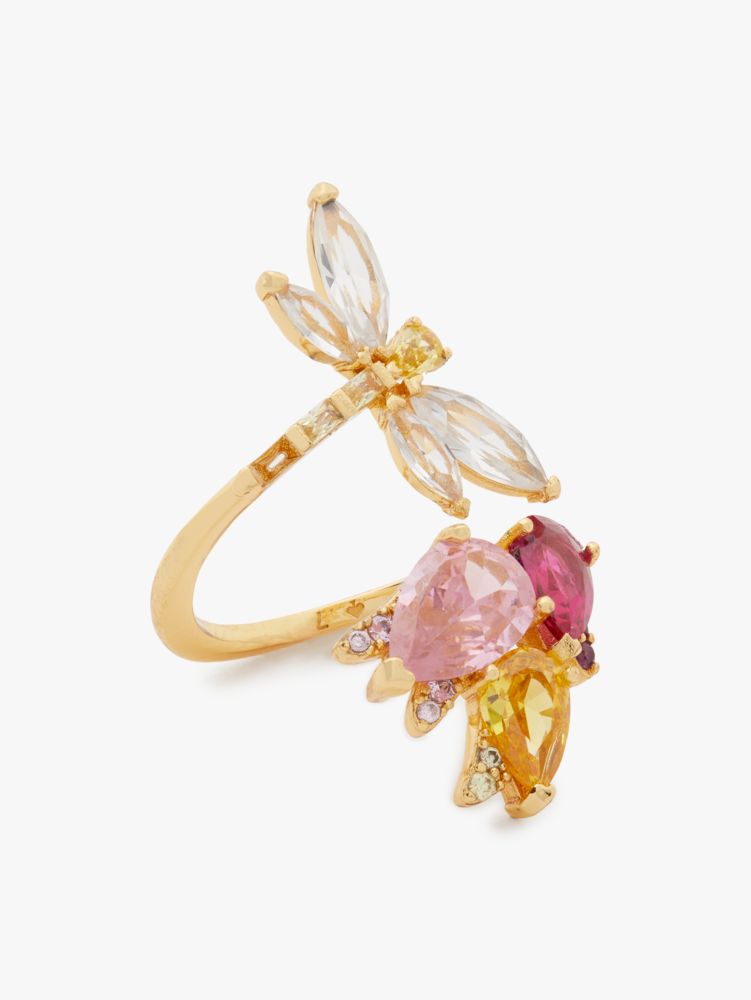 Kate Spade,Greenhouse Floral Wrap Ring,