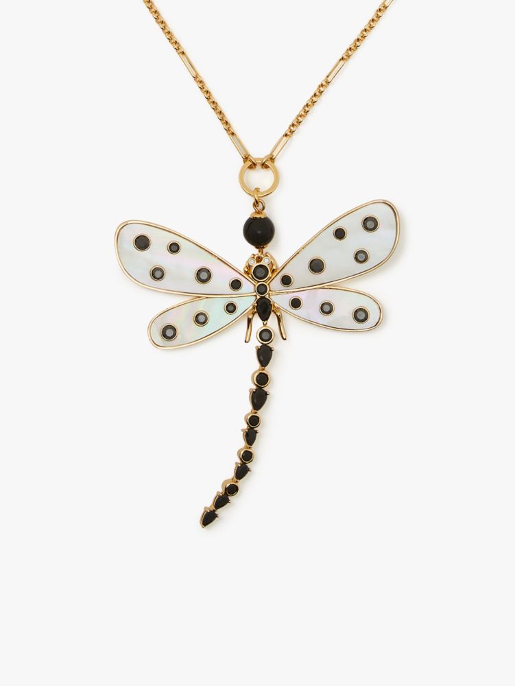 Kate Spade,Dazzling Dragonfly Statement Pendant,