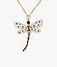 Kate Spade,Dazzling Dragonfly Statement Pendant,Mother Of Pearl