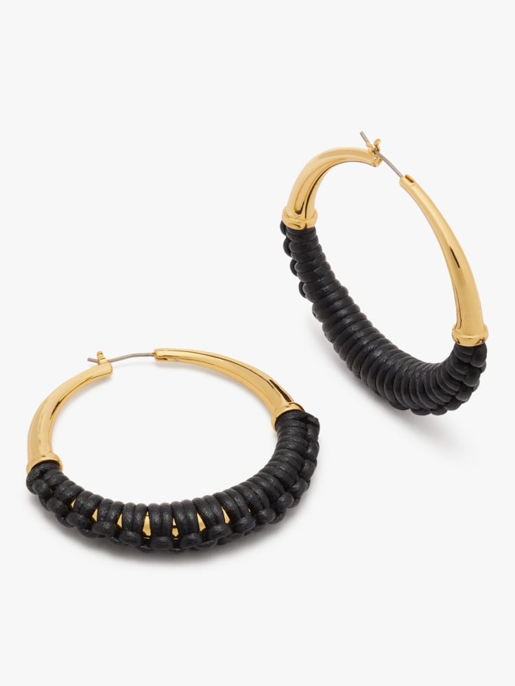 Bohemia Leather Hoops